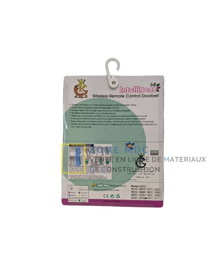 Sonnette sans fil avec pile Sonnette sans fil avec pile